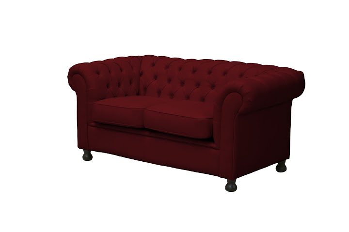 Chesterfield 2 Seater Faux Leather Sofa – LandlordStore.co.uk