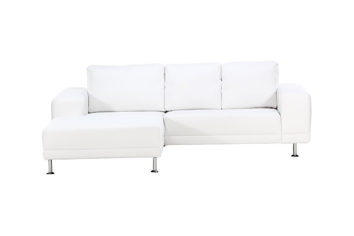 Foster 3 Seater Corner Faux Leather, White Faux Leather Sofa Bed Uk